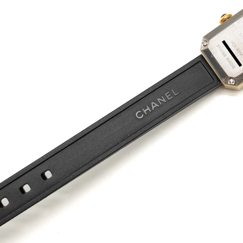 Chanel Premiere Ribbon Watch, Yellow gold / titanium, black lacquer dial