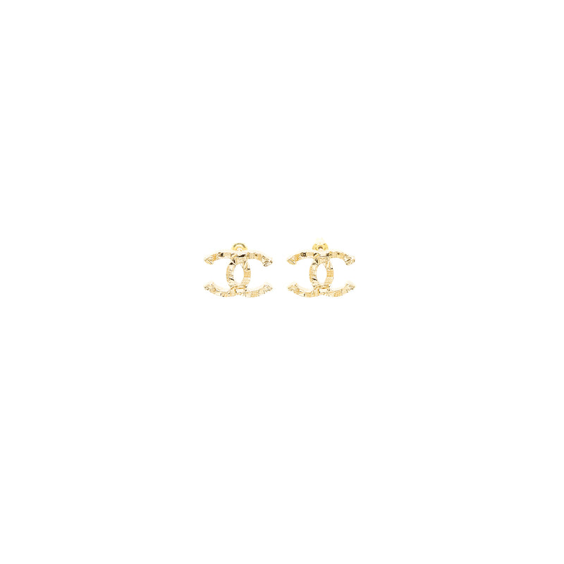 Chanel CC Logo Earrings LGHW