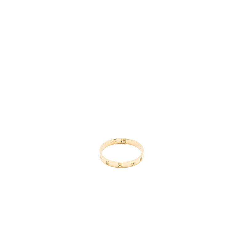 Cartier Size 16 Love Bracelet Yellow Gold