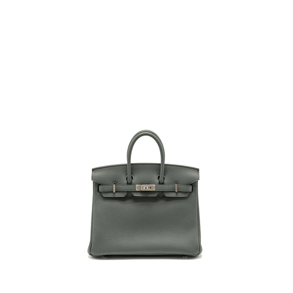 Hermes Birkin 25 Togo Vert Amande SHW stamp B
