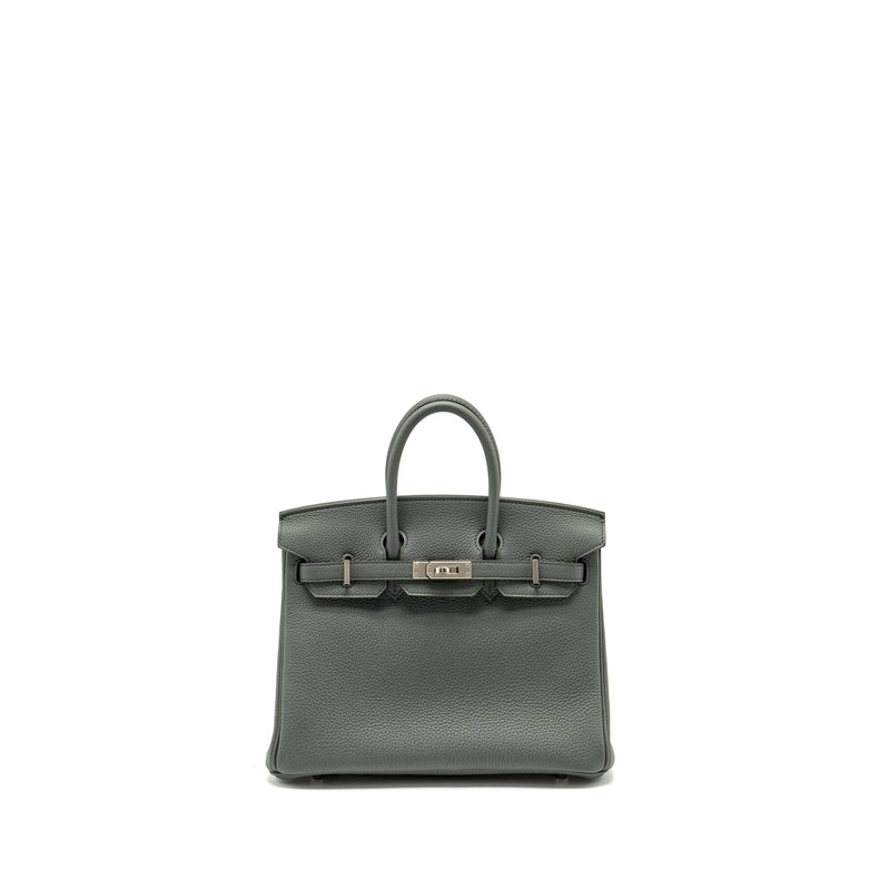 Hermes Birkin 25 Togo Vert Amande SHW stamp B