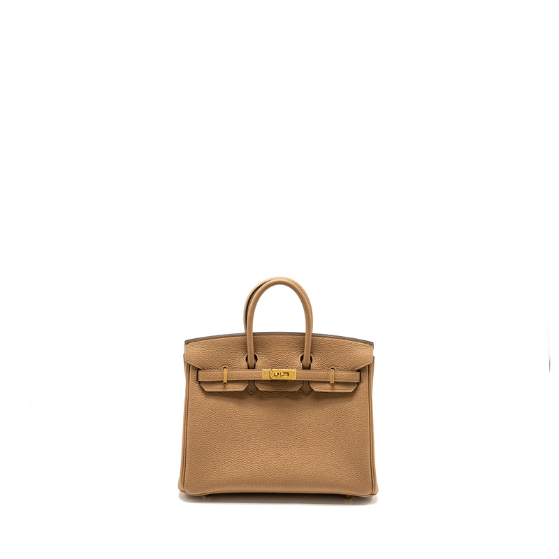 Hermes Birkin 25 Togo Chai GHW Stamp U