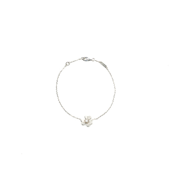 Van Cleef and Arpels Frivole bracelet, mini model white gold, diamond