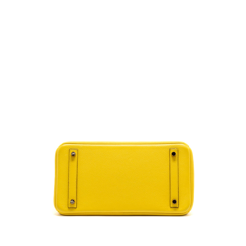 Hermes Birkin 30 Taurillon Novillo Jaune De Naples GHW Stamp D