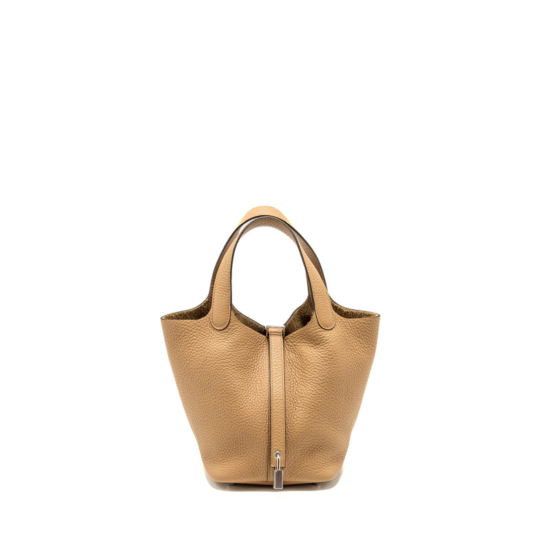 Hermes Picotin 18 Lock Bag Clemence Chai SHW Stamp U