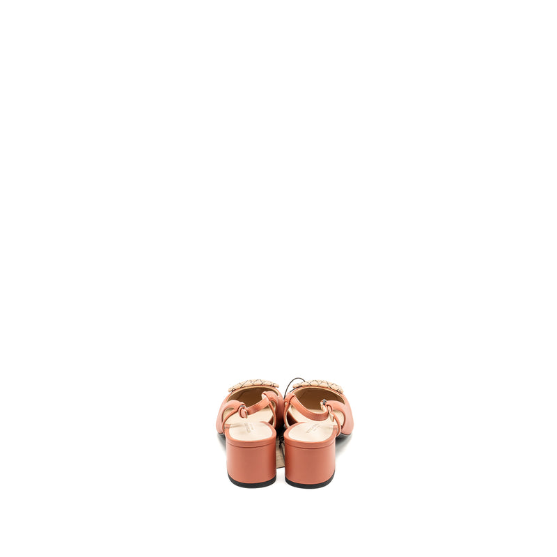 Bottega Veneta Size 36.5 Heels Pump Orange