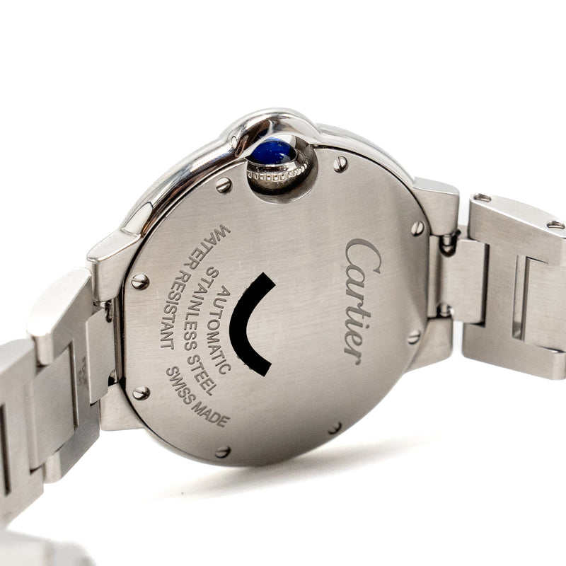 Cartier 33mm Ballon Bleu Watch Automatic Movement, Steel