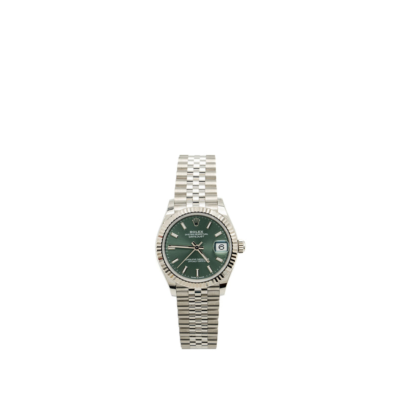 Rolex Datejust 31mm Oystersteel/White Gold Mint Green Dial With Jubilee Bracelet Model: 278274-0018