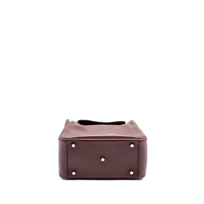 Hermes Lindy 26 Evercolor 57 Bordeaux SHW Stamp A