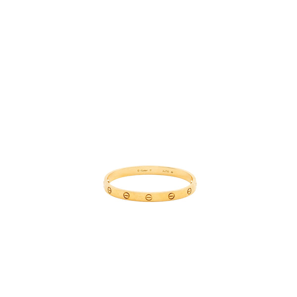 Cartier Size 17 Love Bracelet Rose Gold