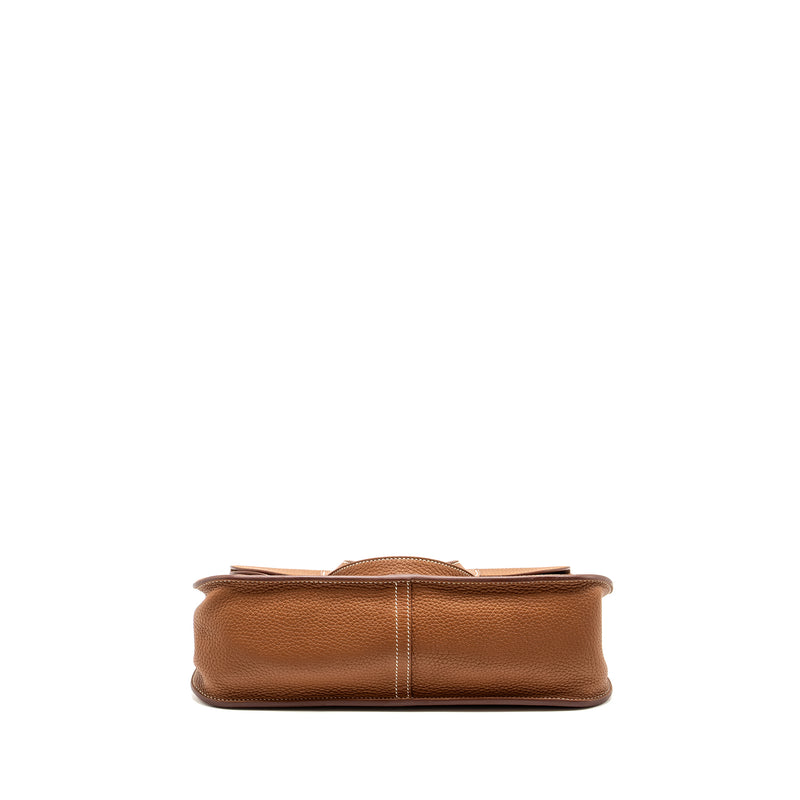 Hermes Halzan 31 Clemence Gold GHW Stamp D
