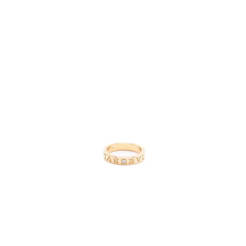 Bvlgari Size 55 Bvlgari Ring Rose Gold With Diamond