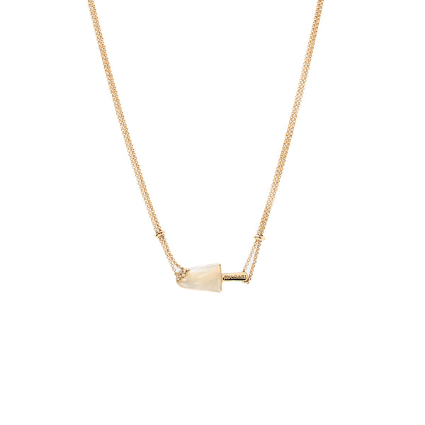 Bvlgari Gelati Necklace Mother of Pearl / Diamonds / Rose Gold