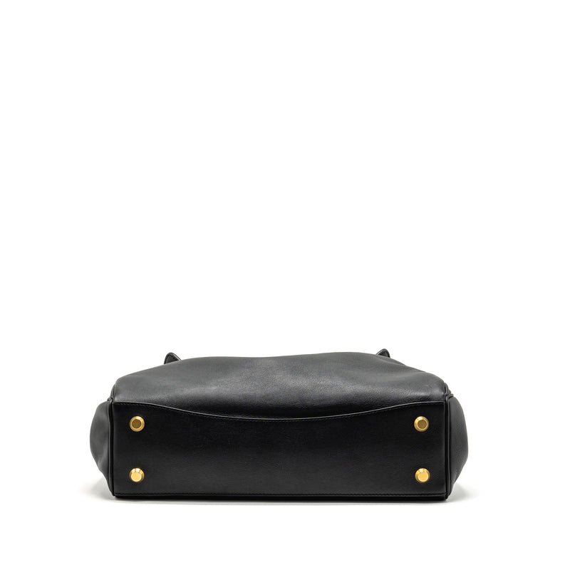 Balenciaga Medium Rodeo Handbag Smooth Calfskin Black GHW