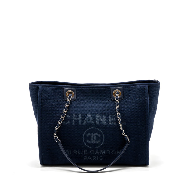 Chanel navy online tote