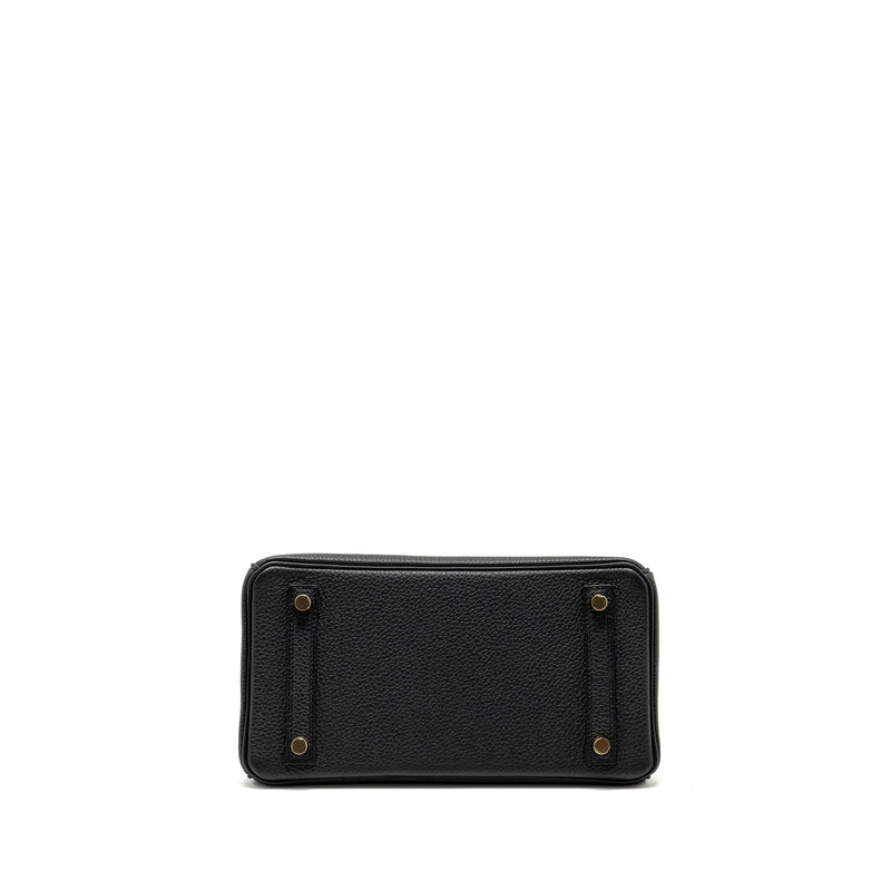 Hermes Birkin 25 Togo Black GHW Stamp W