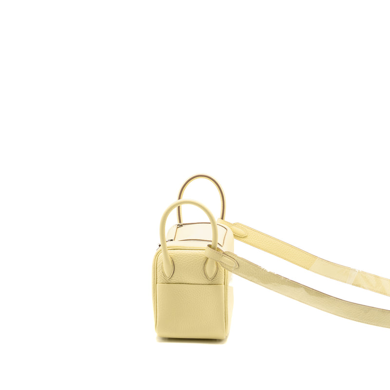 Hermes MINI Lindy II Clemence Jaune Milton SHW STAMP K