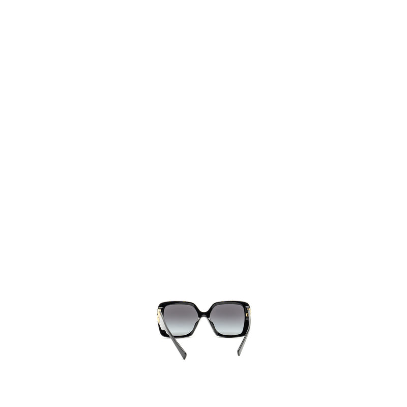 Miu Miu Size S Drill Hat Cotton Dark Blue and Logo Sunglasses Black (Sell in Set)