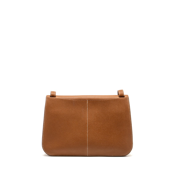 Hermes Halzan 31 Clemence Gold GHW Stamp D