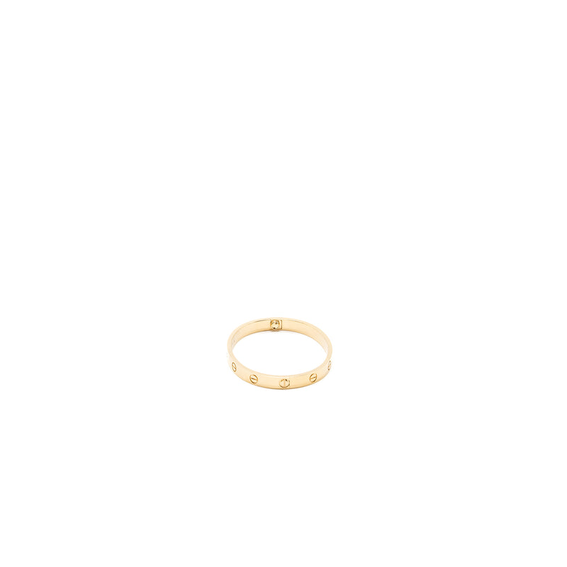 Cartier Size 16 Love Bracelet Yellow Gold