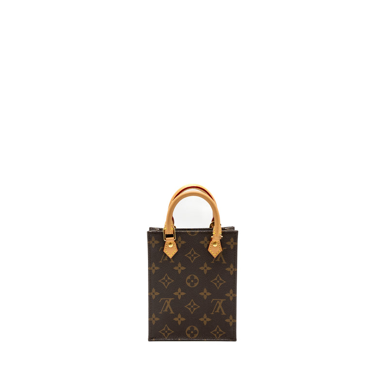 Louis Vuitton petit sac plat monogram canvas GHW