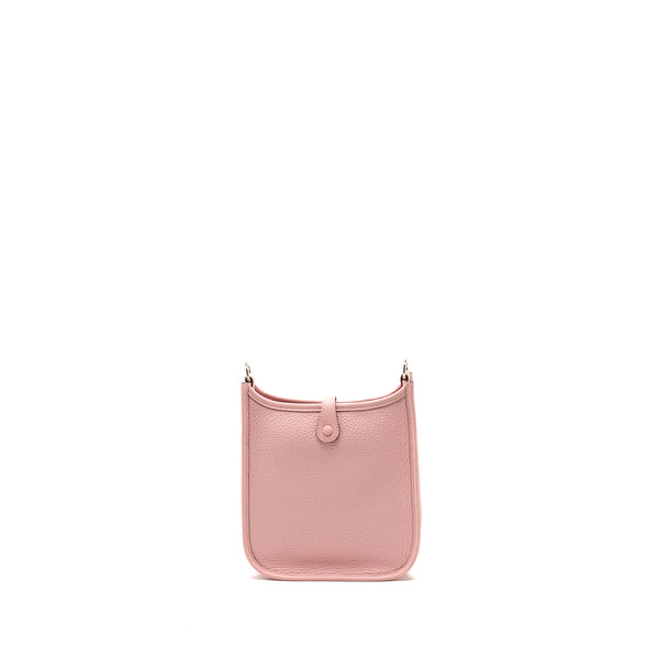 Hermes Mini Evelyne Clemence Rose Sakura SHW Stamp B