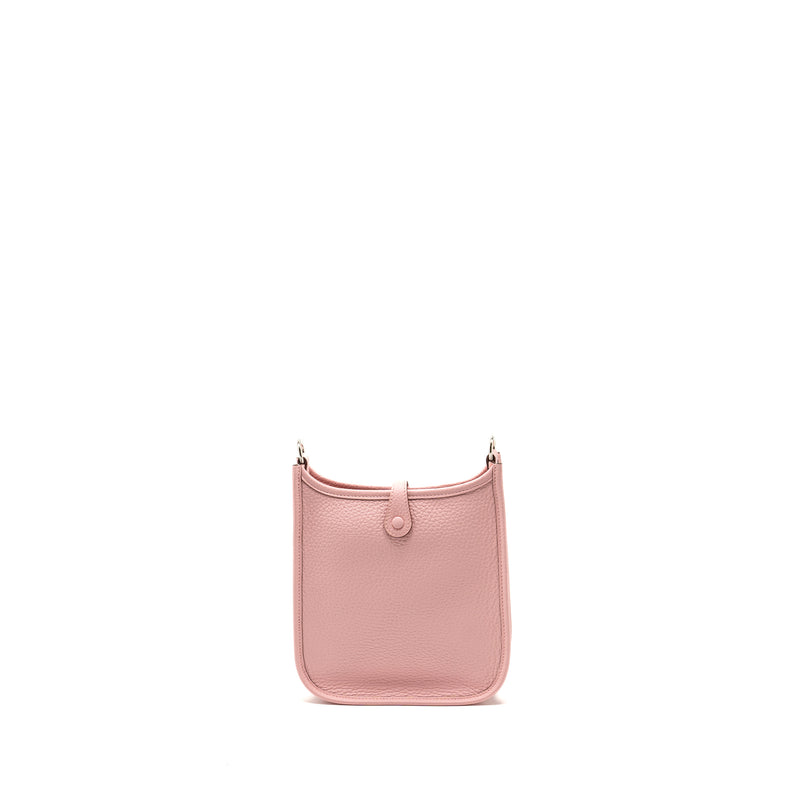 Hermes Mini Evelyne Clemence Rose Sakura SHW Stamp B