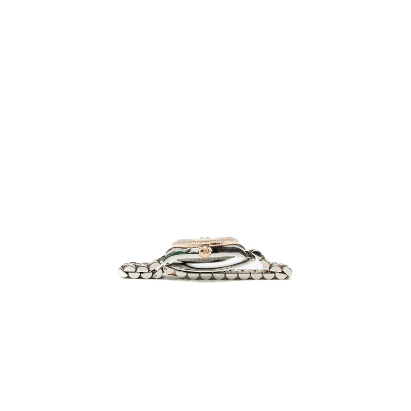 Rolex 31mm Datejust Oyster Perpetual Oystersteel, Aubergine Diamond-set Dial Jubilee Bracelet Everose Gold with diamonds M278381rbr-63361