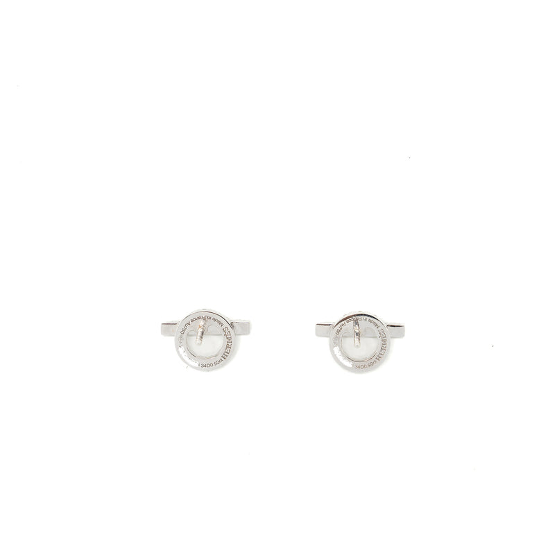 Hermes Finesse earrings white gold diamonds