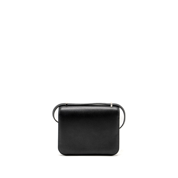 Hermes Mini Constance Epsom Black SHW Stamp B