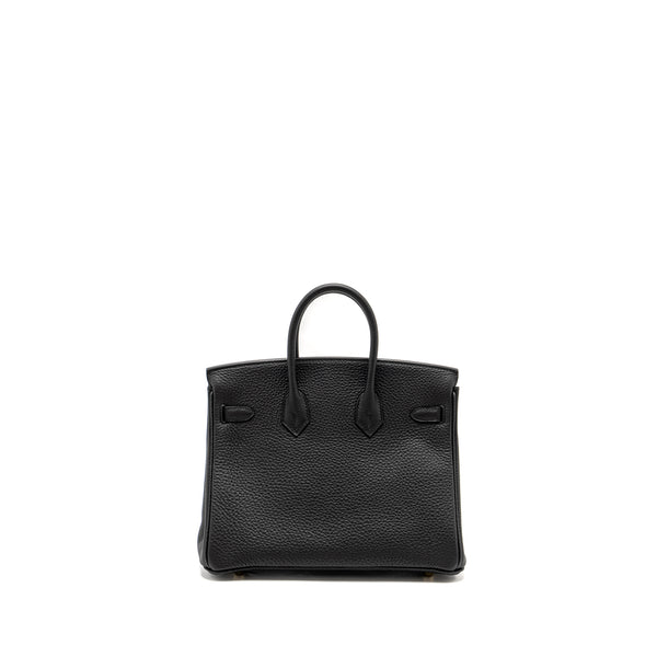 Hermes Birkin 25 Togo Black GHW Stamp W