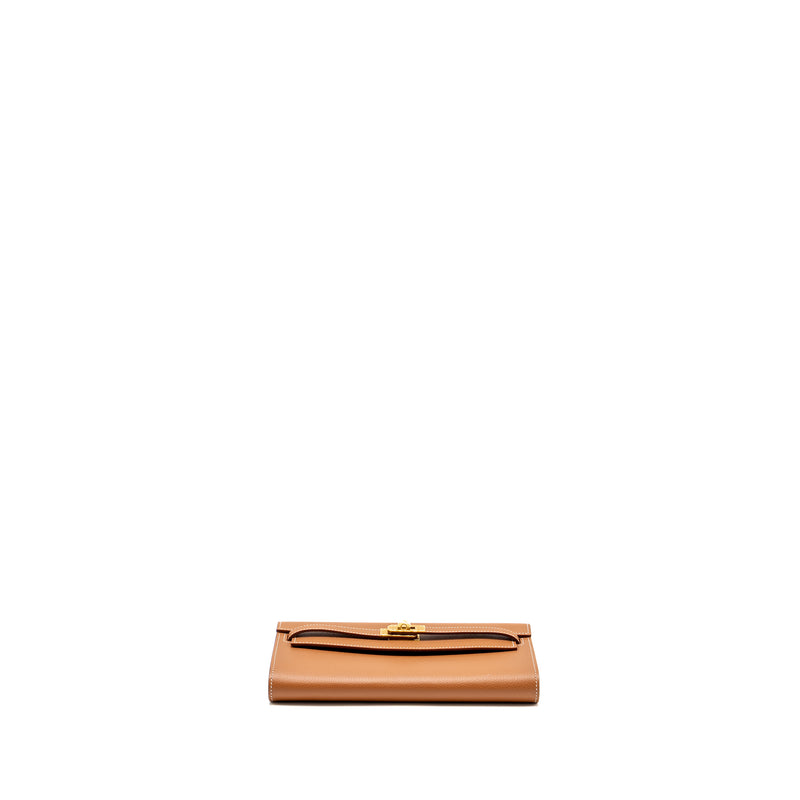 Hermes Kelly to Go Evercolor Gold GHW Stamp B