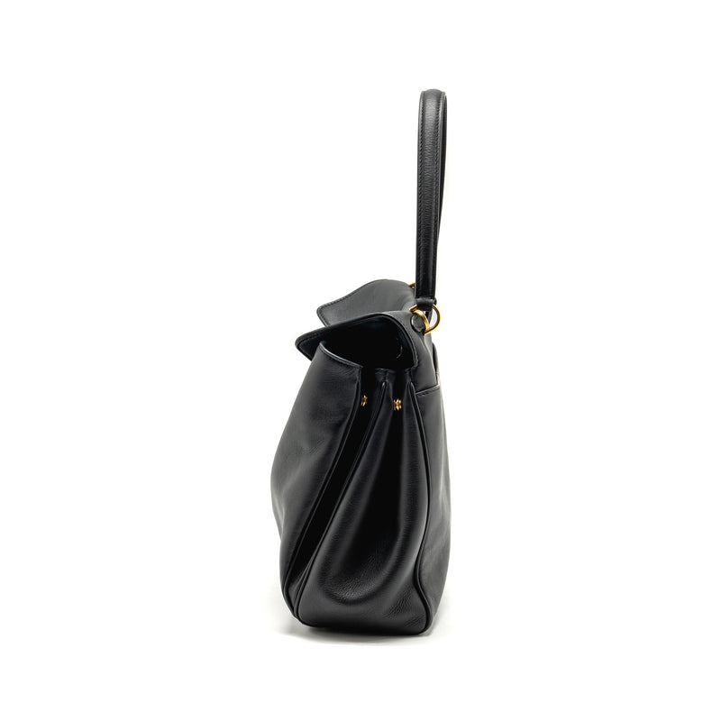 Balenciaga Medium Rodeo Handbag Smooth Calfskin Black GHW