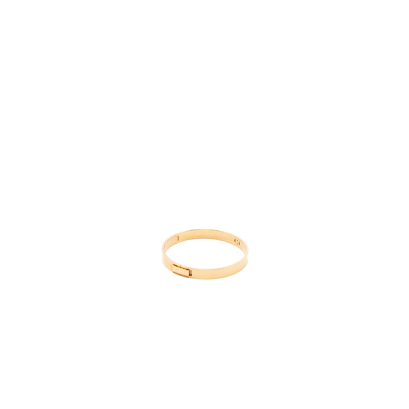 Hermes Size SH H D’Ancre bracelet, small model rose gold/diamonds