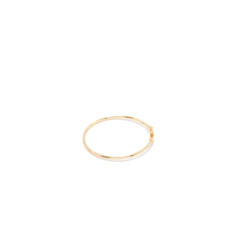 TIFFANY T SMALL NARROW WIRE BRACELET 18K ROSE GOLD