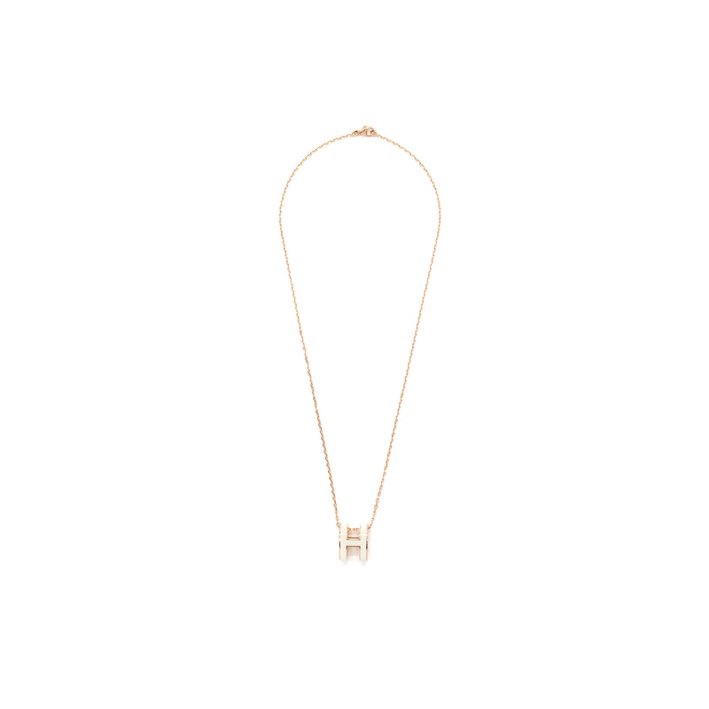 Hermes pop H pendant blanc RGHW