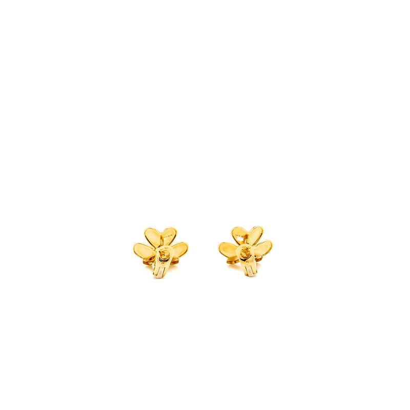Van Cleef & Arpels Frivole Earrings Large Model Yellow Gold/Diamonds