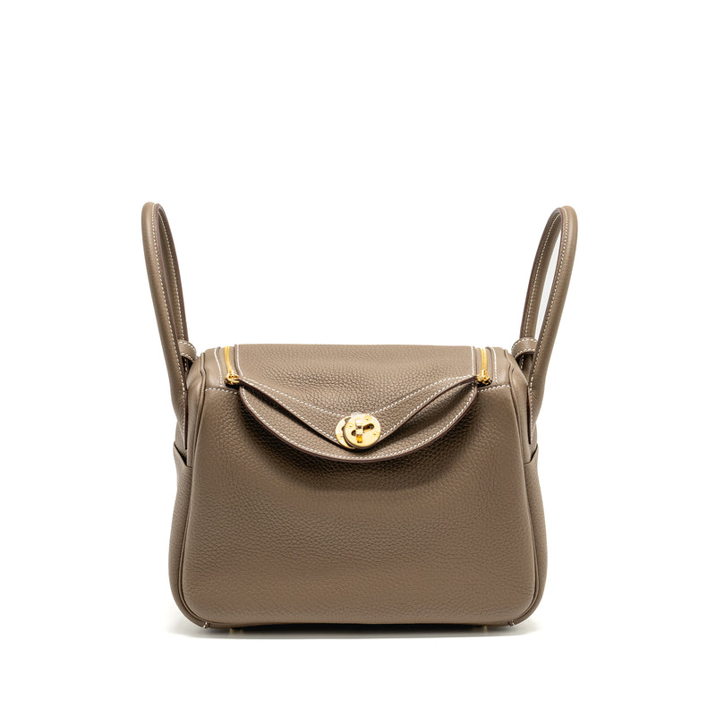 Hermes Lindy 26 Clemence Etoupe GHW Stamp B