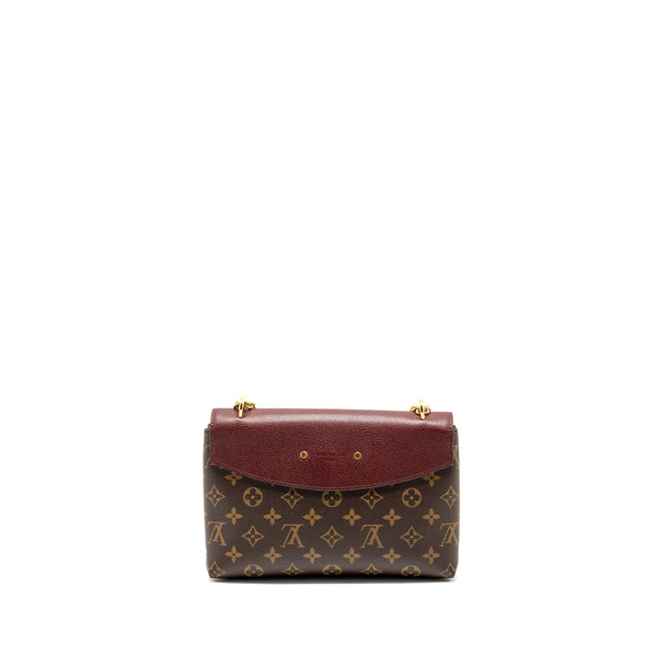 LOUIS VUITTON Saint Placide Monogram Canvas Raspberry GHW