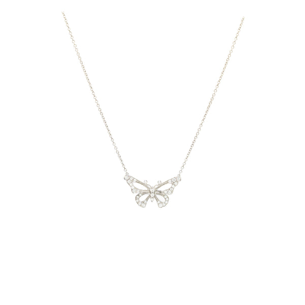 Tiffany & deals co butterfly necklace