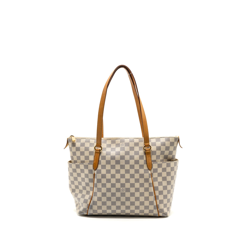 Louis Vuitton totally tote bag damier Azur GHW