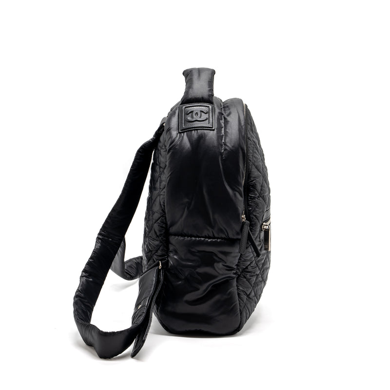 Chanel Coco Cocoon Backpack Quilted Nylon/Leather Black GHW