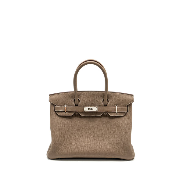 Hermes Birkin 30 Togo Etoupe SHW stamp D