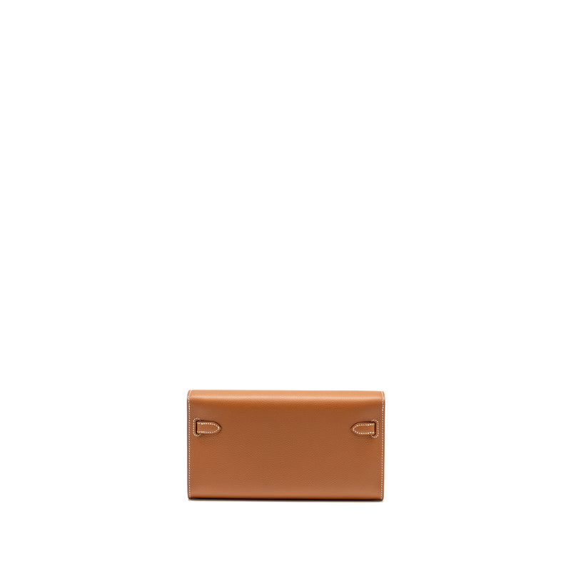 Hermes Kelly to Go Evercolor Gold GHW Stamp B