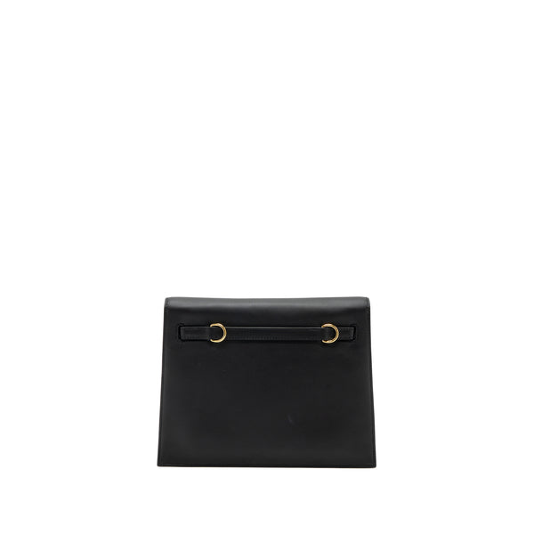 HERMES Kelly danse swift black GHW Stamp B