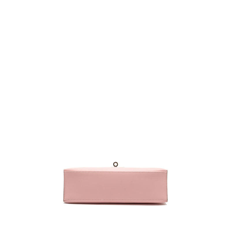 Hermes Kelly Pochette Swift Rose Sakura SHW Stamp D