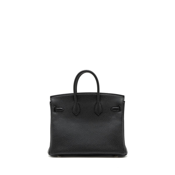 Hermes birkin 25 Togo black shw stamp D