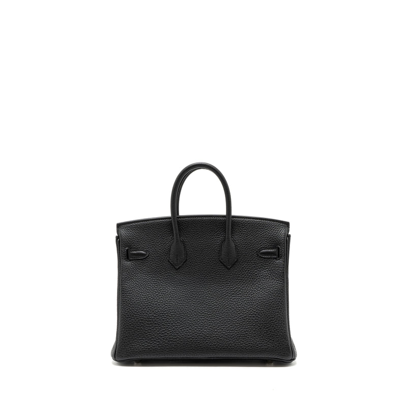 Hermes birkin 25 Togo black shw stamp D