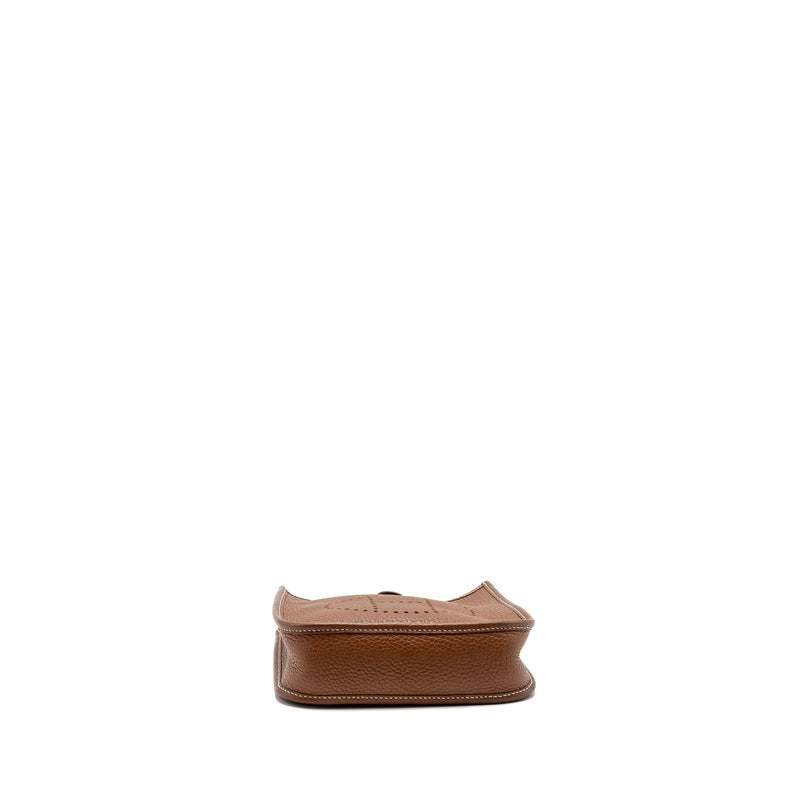 Hermes Mini Evelyne Clemence Gold SHW Stamp Z