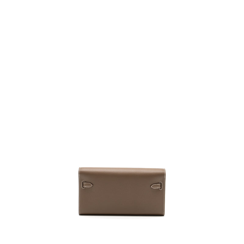 Hermes Kelly to go Evercolor Etoupe GHW Stamp B